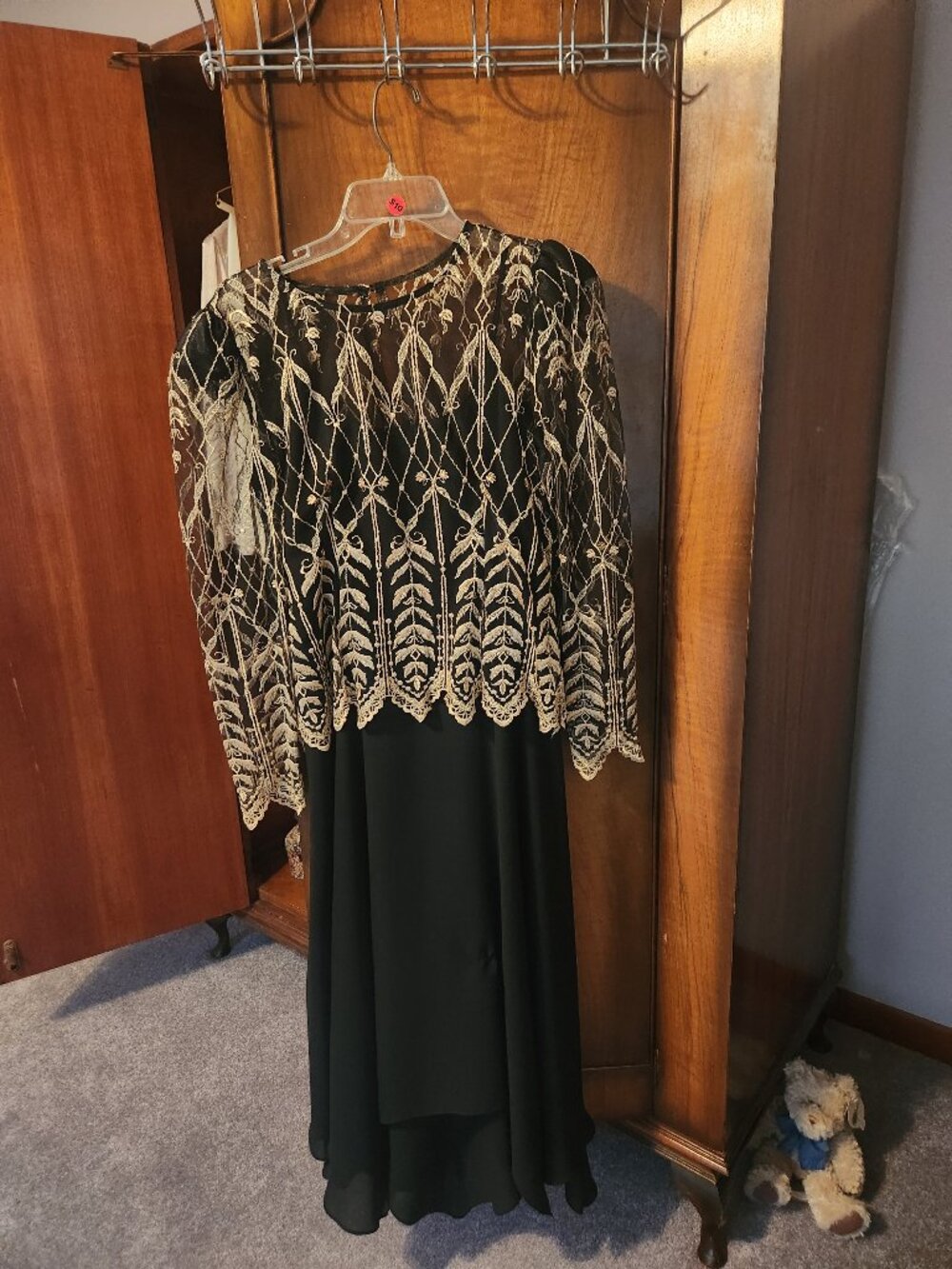 Cachet Lace Overlay Dress
